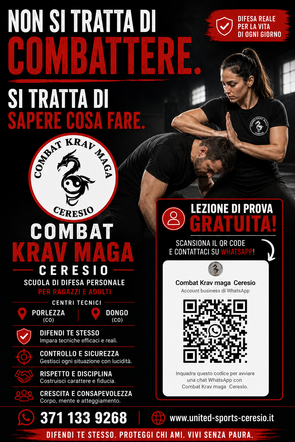 Stage e percorsi specifici Combat Krav Maga Ceresio